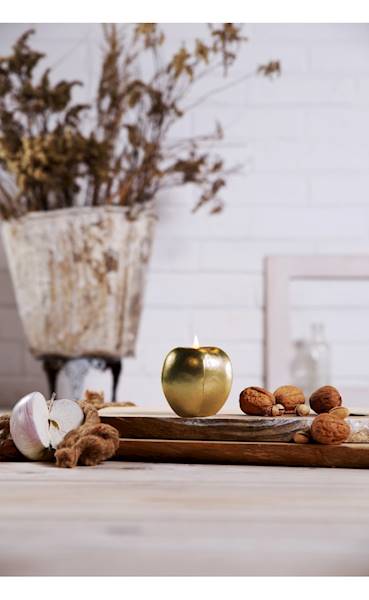 Świeca Candle Apple Classic Gold