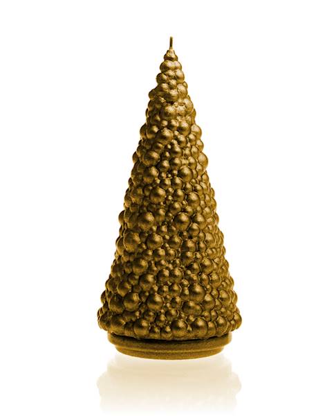 Świeca Candle Christmas Tree Classic Gold