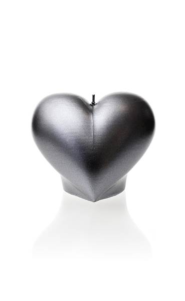 Świeca Candle Heart Smooth Steel