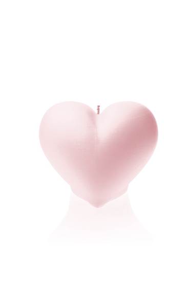 Świeca Candle Heart Smooth Light Pink