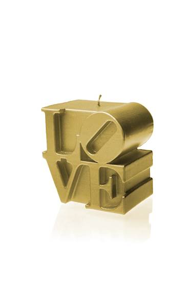 Świeca Candle Love Sign Classic Gold