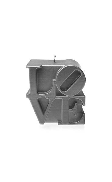 Świeca Candle Love Sign Steel