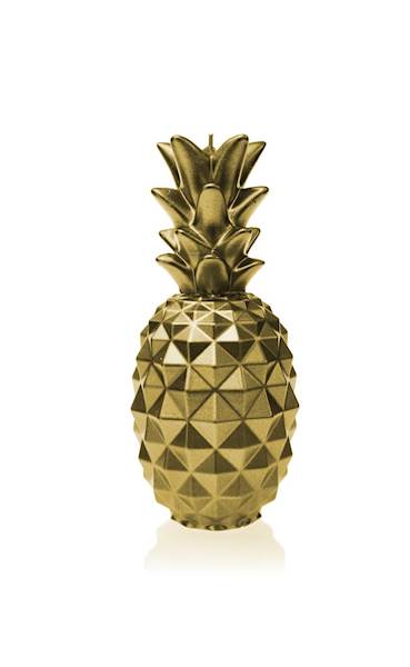 Świeca Candle Pineapple Classic Gold