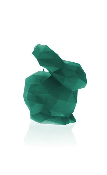Świeca Candle Rabbit Big Turquoise