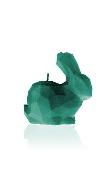 Świeca Candle Rabbit Small Turquoise