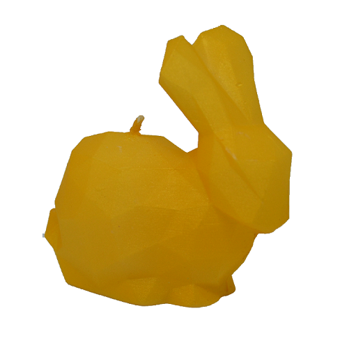 Świeca Candle Rabbit Small Yellow