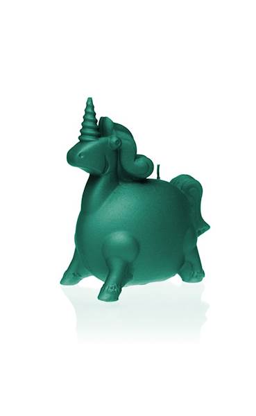 Świeca Candle Funny Unicorn Turquoise