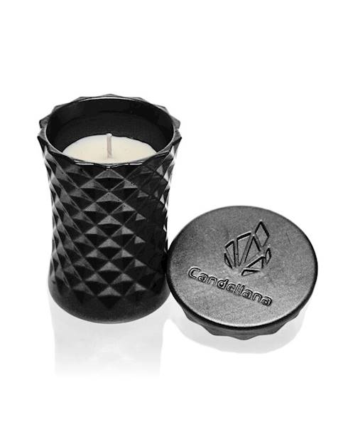 Świeca Candle Concrete Polly No 2 Black Metallic H