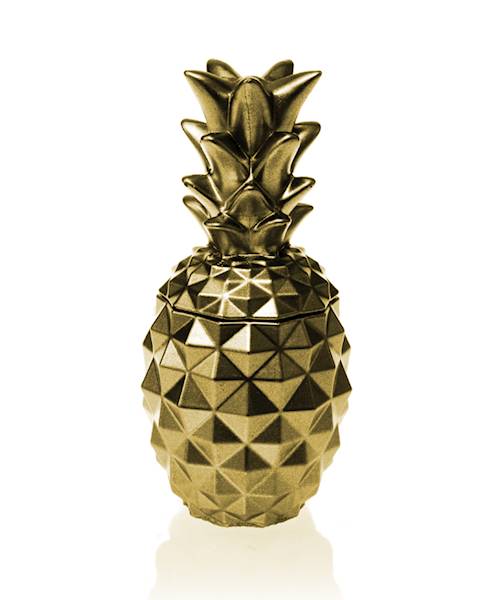 Świeca Candle Concrete Pineapple Classic Gold G