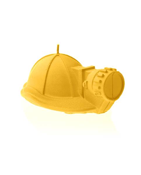 Świeca Candle Mining Helmet Yellow