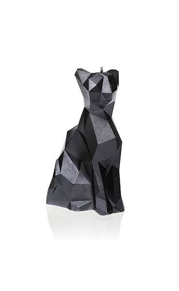 Świeca Candle Cat Low Poly Steel