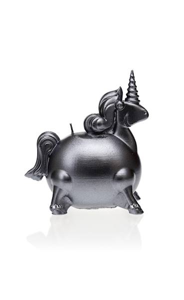 Świeca Candle Funny Unicorn Steel
