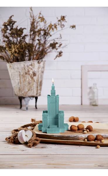 Świeca Candle Palace of Culture Mint