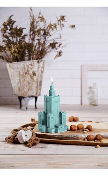 Świeca Candle Palace of Culture Mint