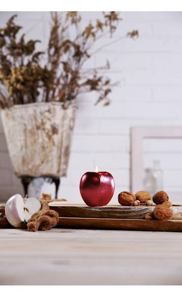 Świeca Candle Apple Red Metallic