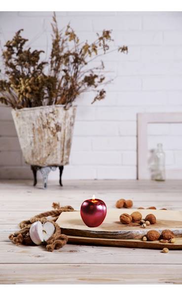 Świeca Candle Apple Red Metallic