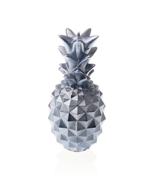 Świeca Candle Pineapple Medium Silver