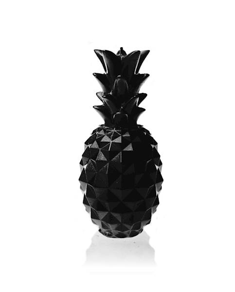 Świeca Candle Pineapple Medium Black Metallic