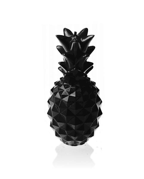 Świeca Candle Pineapple Medium Black Metallic