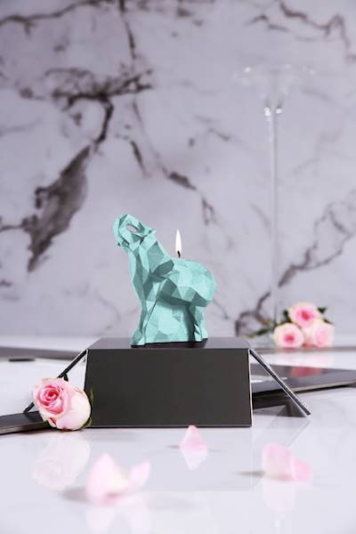 Świeca Candle Elephant Small Mint