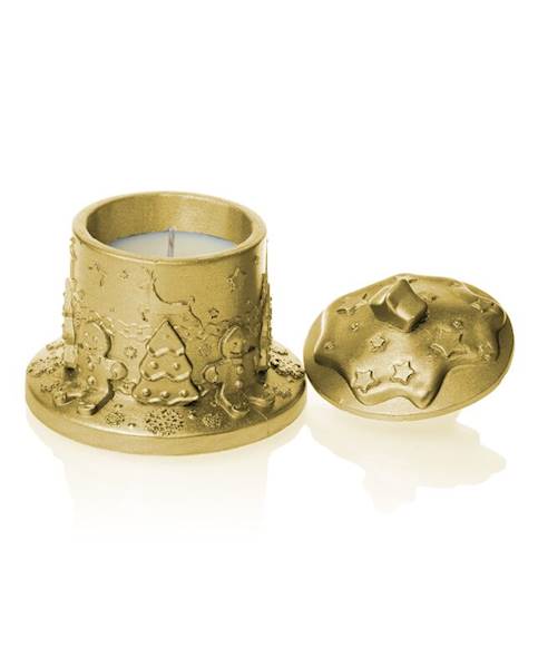 Świeca Candle Concrete Gingerbread House C.Gold G