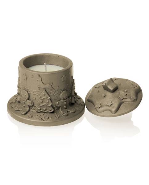 Świeca Candle Concrete Gingerbread House G.Brown U
