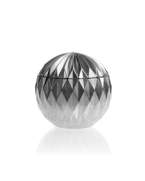Świeca Candle Concrete Bauble Chrome V