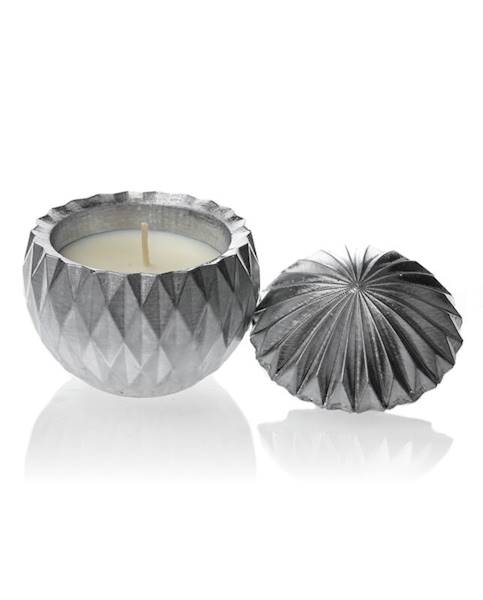 Świeca Candle Concrete Bauble Chrome V