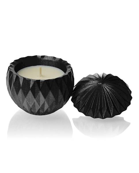 Świeca Candle Concrete Bauble Black Metallic V