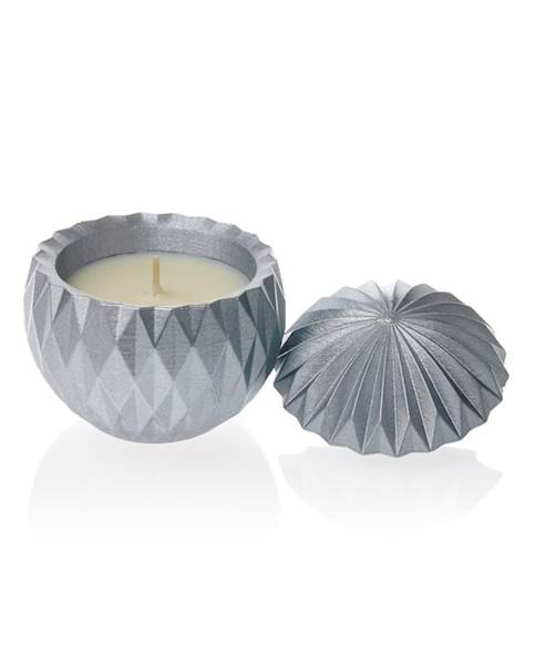Świeca Candle Concrete Bauble Silver V