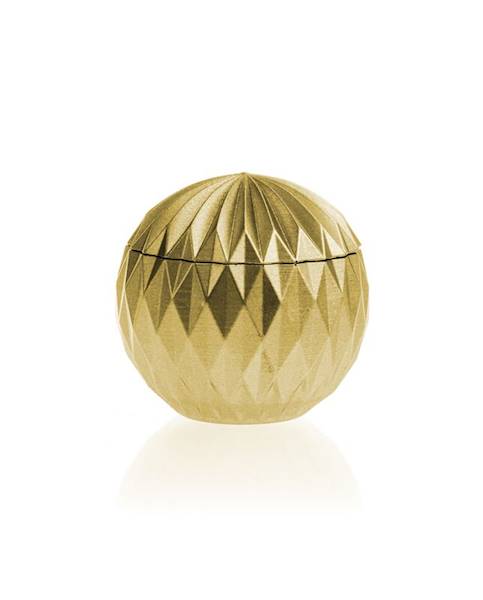 Świeca Candle Concrete Bauble Classic Gold G