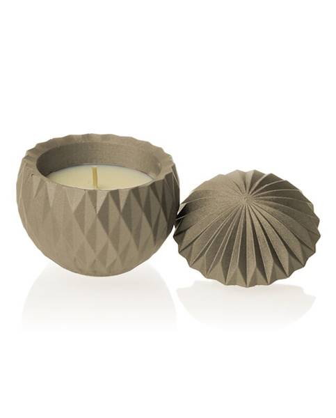 Świeca Candle Concrete Bauble Golden Brown V