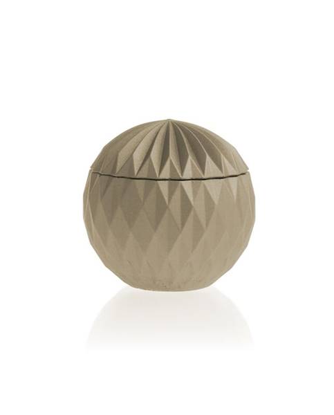 Świeca Candle Concrete Bauble Golden Brown V