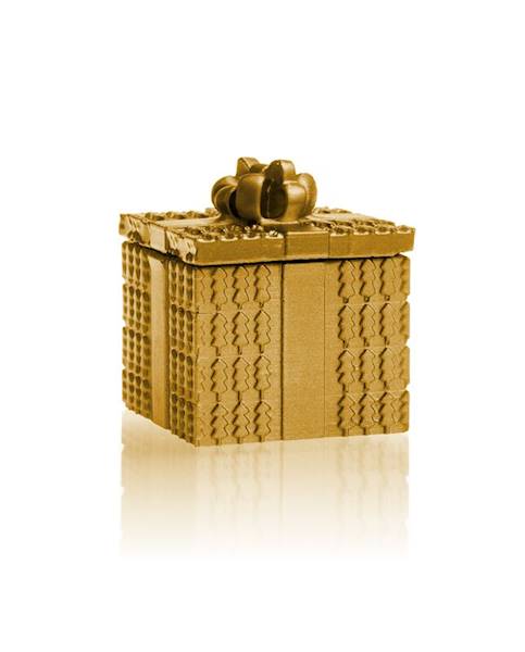 Świeca Candle Concrete Gift Gold L