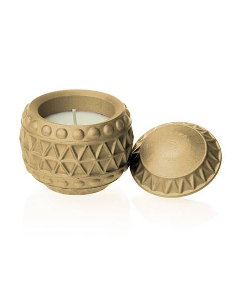 Świeca Candle Concrete Chr Bauble Latte U