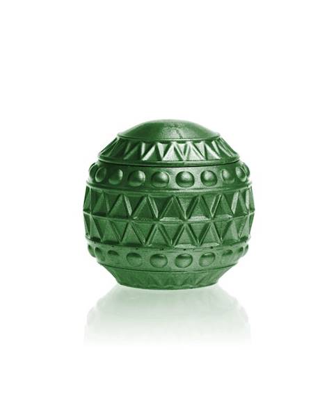 Świeca Candle Concrete Chr Bauble Green Metallic U