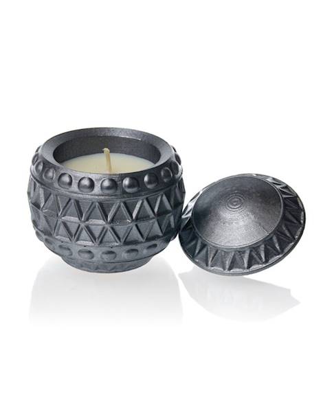 Świeca Candle Concrete Chr Bauble Steel U