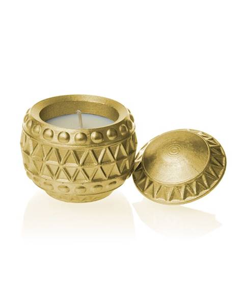 Świeca Candle Concrete Chr Bauble Classic Gold U