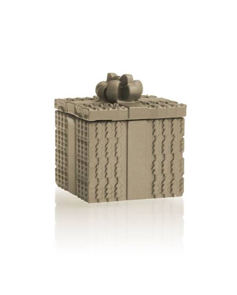 Świeca Candle Concrete Gift Golden Brown G