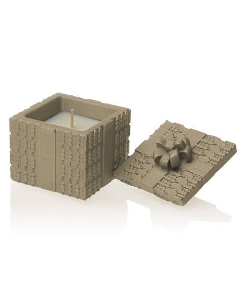 Świeca Candle Concrete Gift Golden Brown G