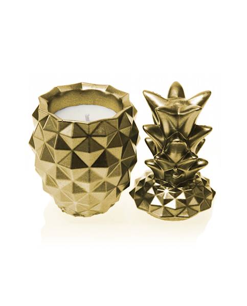 Świeca Candle Concrete Pineapple Classic Gold W