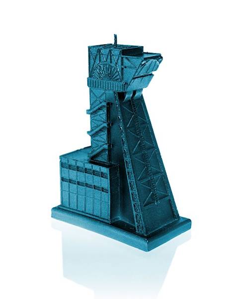 Świeca Candle Mining Shaft Blue Metallic
