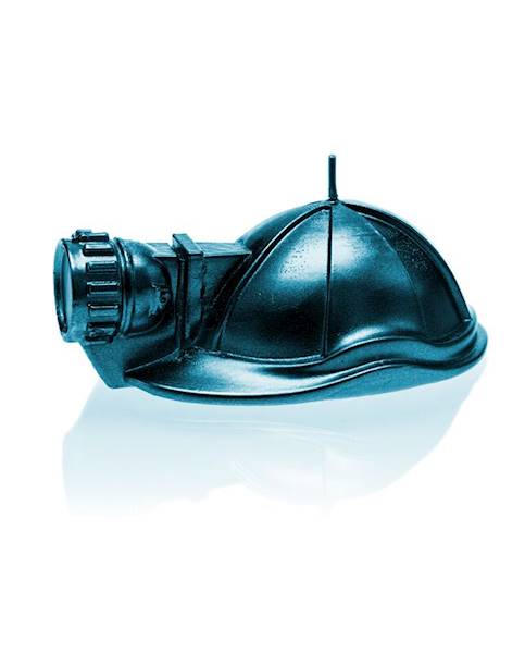 Świeca Candle Mining Helmet Blue Metallic