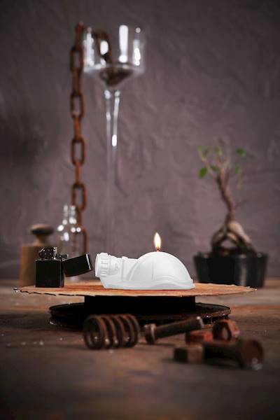 Świeca Candle Mining Helmet White