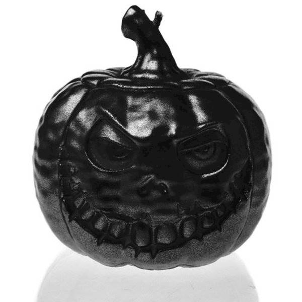 Świeca Candle Haloween Pumpkin Black Metallic