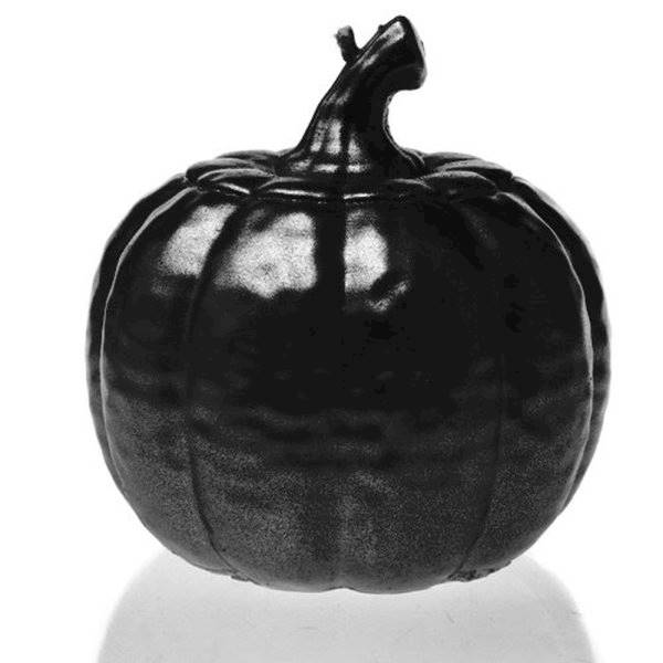 Świeca Candle Haloween Pumpkin Black Metallic