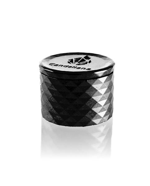Świeca Candle Concrete Polly No 1 Black Metallic W