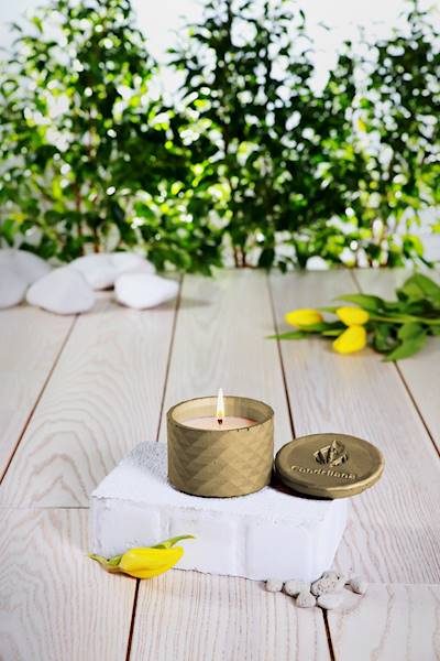 Świeca Candle Concrete Polly No 1 Latte U