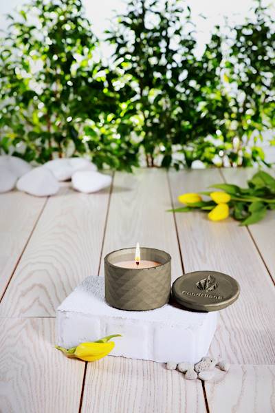 Świeca Candle Concrete Polly No 1 Golden Brown U