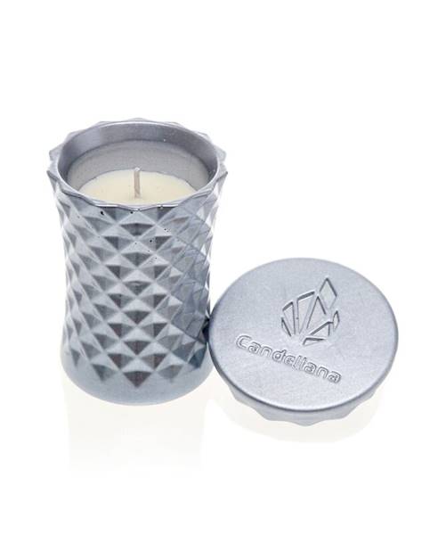 Świeca Candle Concrete Polly No 2 Silver H